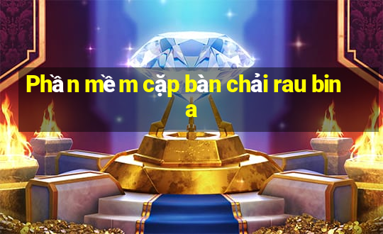 Phần mềm cặp bàn chải rau bina