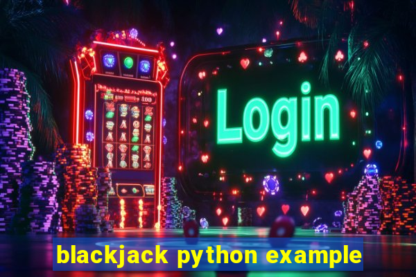 blackjack python example