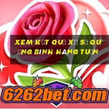 xem kết quả xổ số quảng bình hàng tuần