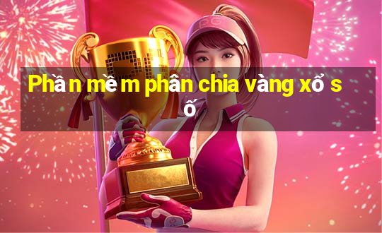 Phần mềm phân chia vàng xổ số