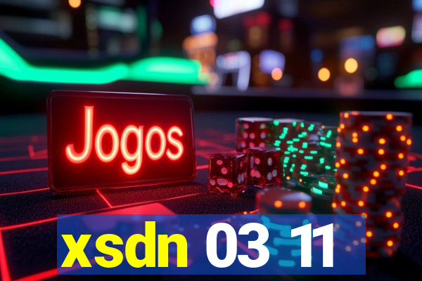 xsdn 03 11