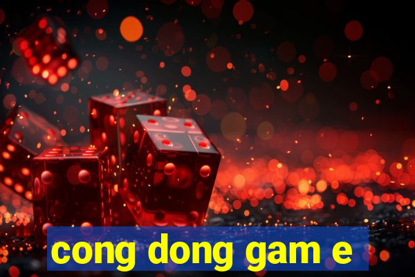 cong dong gam e