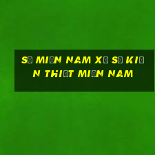 số miền nam xổ số kiến thiết miền nam