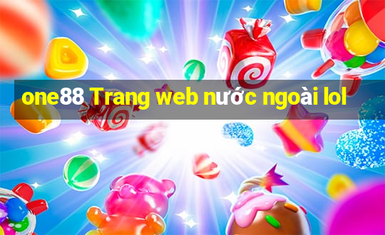 one88 Trang web nước ngoài lol