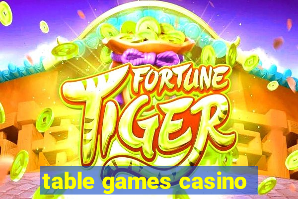 table games casino