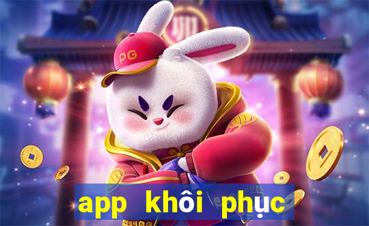 app khôi phục ảnh đã xoá