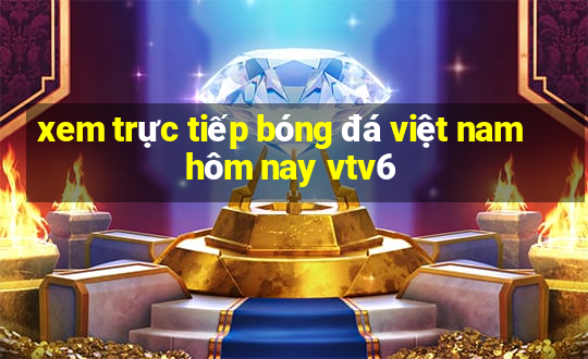 xem trực tiếp bóng đá việt nam hôm nay vtv6