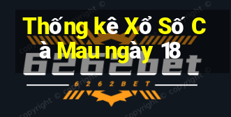 Thống kê Xổ Số Cà Mau ngày 18