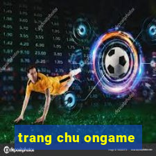 trang chu ongame