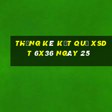 THỐNG KÊ KẾT QUẢ XSDT 6x36 ngày 25