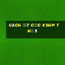 Cách đặt cược XSHN Thứ 5