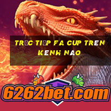 trực tiếp fa cup trên kênh nào