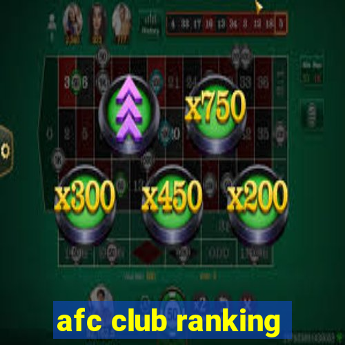 afc club ranking