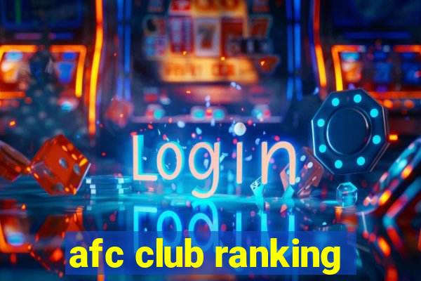 afc club ranking