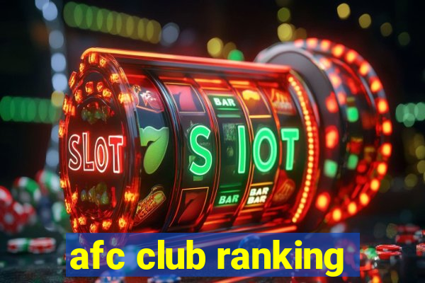 afc club ranking