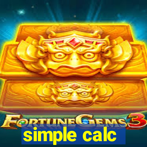 simple calc