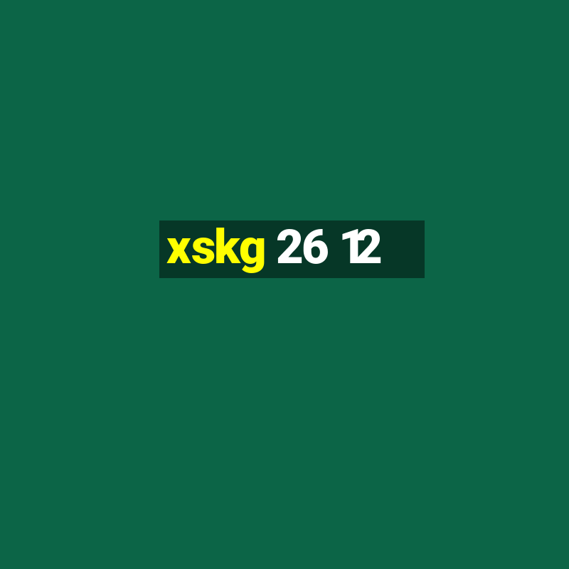 xskg 26 12