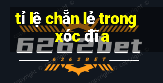 tỉ lệ chẵn lẻ trong xóc đĩa