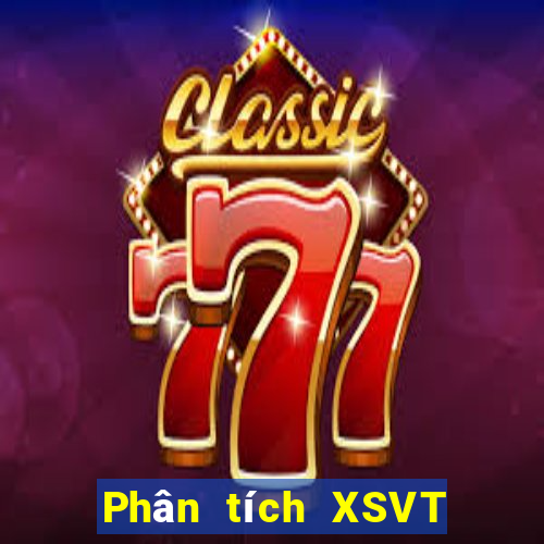 Phân tích XSVT Thứ 7