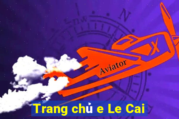 Trang chủ e Le Cai