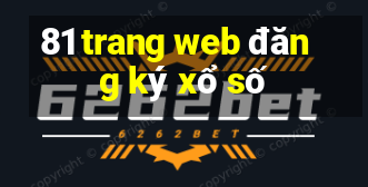 81 trang web đăng ký xổ số