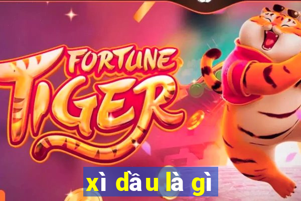 xì dầu là gì