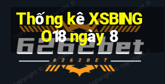 Thống kê XSBINGO18 ngày 8