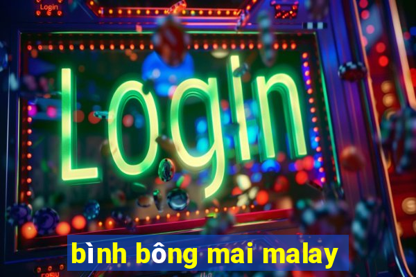 bình bông mai malay