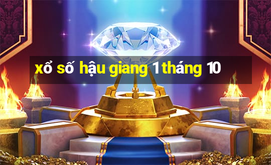 xổ số hậu giang 1 tháng 10