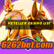 neteller casino list