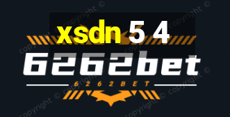 xsdn 5 4