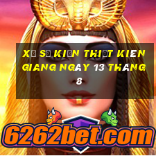 xổ số kiến thiết kiên giang ngày 13 tháng 8