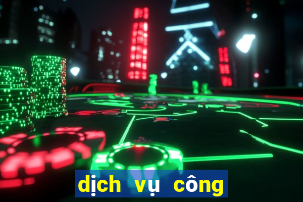 dịch vụ công bộ công an