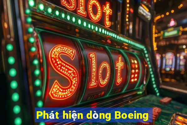 Phát hiện dòng Boeing