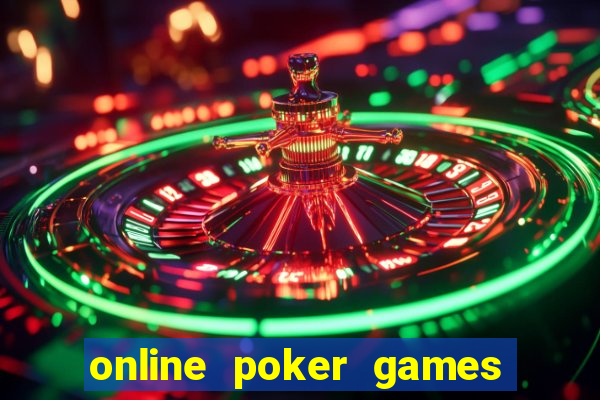 online poker games no money