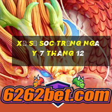 xổ số sóc trăng ngày 7 tháng 12