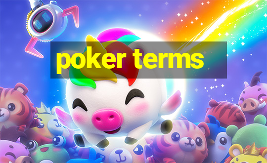 poker terms