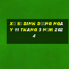 xổ số bình dương ngày 11 tháng 3 năm 2024