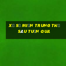 xổ số miền trung thứ sáu tuần qua