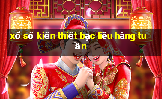 xổ số kiến thiết bạc liêu hàng tuần