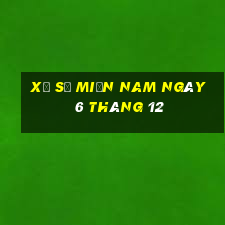 xổ số miền nam ngày 6 tháng 12