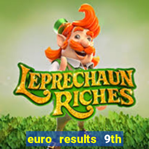 euro results 9th january 2024