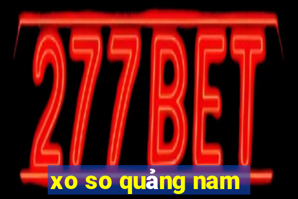 xo so quảng nam