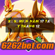 xổ số miền nam 17 tây tháng 12