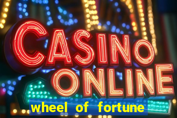 wheel of fortune slot machine