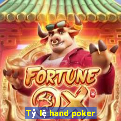 Tỷ lệ hand poker