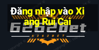 Đăng nhập vào Xiang Rui Cai