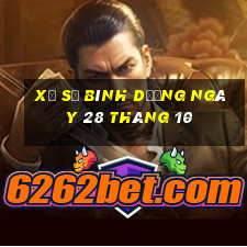 xổ số bình dương ngày 28 tháng 10