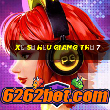 xổ số hậu giang thứ 7