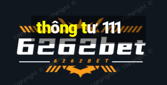 thông tư 111